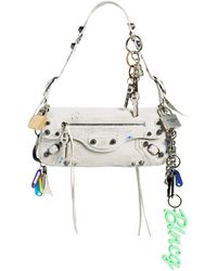 Balenciaga - Small Le Cagole Used Effect Sling Bag With Charms - Lyst