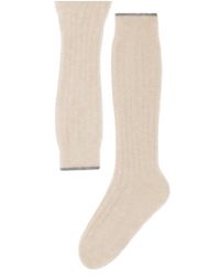 Brunello Cucinelli - Rib Knit Socks - Lyst