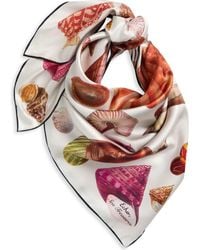 Echo - Sea Treasures Silk Twill Scarf - Lyst