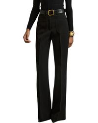 Reiss - Priya Patch Pocket High Waist Flare Pants - Lyst