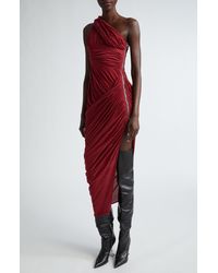Rick Owens - Lido Draped One-shoulder Cotton Jersey Gown - Lyst