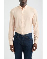 Johnston & Murphy - Xc+ Football Print Performance Button-Down Shirt - Lyst