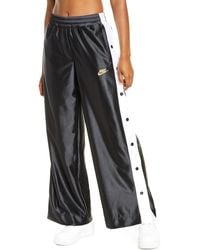 wide leg track pants nike