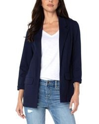 Liverpool Los Angeles - Princess Detail Unlined Boyfriend Blazer - Lyst