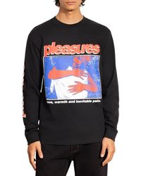 Pleasures - Embrace Long Sleeve Graphic T-Shirt - Lyst