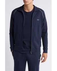 BOSS - Mix Match Zip Jacket - Lyst
