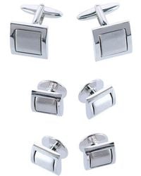 Trafalgar - The Plaza Square Cuff Link & Stud Set - Lyst