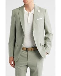 BOSS - Hutson Slim Fit Microcheck Wool Blend Sport Coat - Lyst