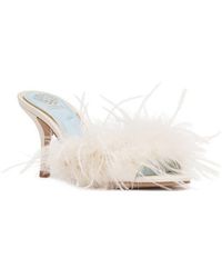 Vince Camuto - Paelly Faux Feather Slide Sandal - Lyst