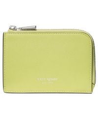 Kate Spade - Mini Smooth Leather Zip Card Case - Lyst