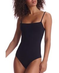 Commando - Stretch Neoprene Camisole Thong Bodysuit - Lyst
