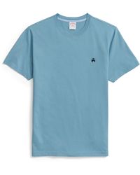 Brooks Brothers - Logo Embroidered Supima Cotton T-shirt - Lyst