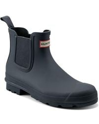 HUNTER - Original Waterproof Chelsea Rain Boot - Lyst