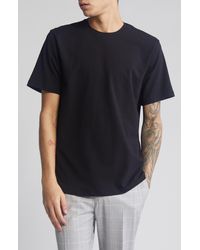 Open Edit - Crewneck Stretch Cotton T-shirt - Lyst