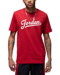 Nike - Jordan Cotton Graphic T-shirt - Lyst
