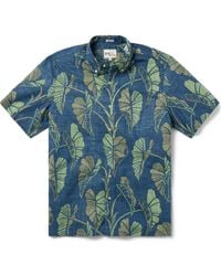 Reyn Spooner - Trailing Taro Short Sleeve Cotton Blend Button-Down Shirt - Lyst