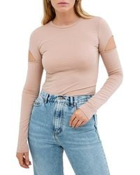 MARCELLA - Kent Cutout Long Sleeve Top - Lyst