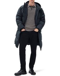 Rag & Bone - Victor Down & Feather Fill Cotton Blend Coat - Lyst