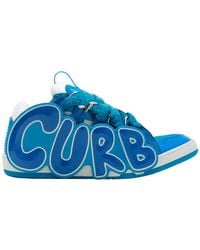 Lanvin - Curb Patch Sneakers - Lyst