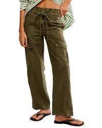 Free People - Park Ave Cotton Cargo Pants - Lyst