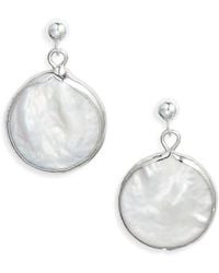 SET & STONES - Gracie Freshwater Pearl Drop Earrings - Lyst
