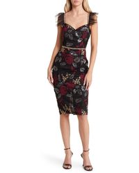 Lulus - Showstopper Embroidered Sequin Dress - Lyst