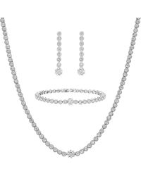 Bearfruit Jewelry - Celeste Tennis Necklace, Bracelet & Earring Set - Lyst