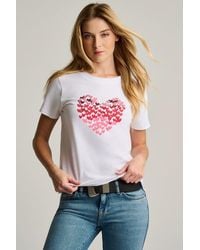 Lisa Todd - Heart Beats Cotton T-Shirt - Lyst
