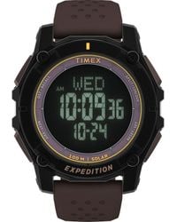 Timex - Expedition Ridge Solar Digital Silicone Strap Watch, 49Mm - Lyst