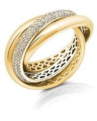 Crislu - Eternal Cubic Zirconia Stacking Ring - Lyst