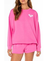 Roxy - Morning Stroll Graphic Sweatshirt - Lyst
