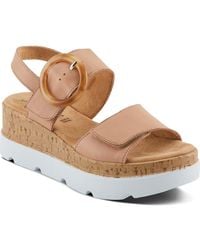 Spring Step - Abarah Slingback Platform Sandal - Lyst