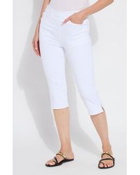 Lyssé - Granada High Waist Capri Jeans - Lyst