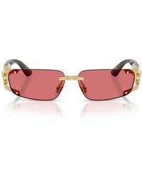 Versace - 59Mm Rectangular Sunglasses - Lyst