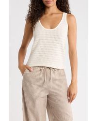 Marine Layer - Siena Cotton Sweater Tank - Lyst