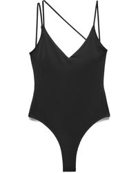 Mango - Strappy V-neck One-piece Swimsuit - Lyst