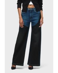 Hudson Jeans - Jodie Hr Contrast Front Panel Wide Leg - Lyst