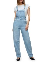 Madewell - Oversize Denim Carpenter Overalls - Lyst