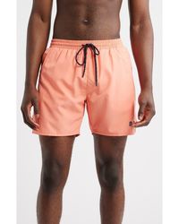 BOSS - Starfish Volley Swim Trunks - Lyst