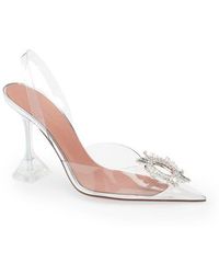 AMINA MUADDI - Begum Pointed Toe Slingback Pump - Lyst
