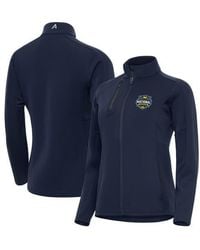 Antigua - Michigan Wolverines 2026 Ncaa Basketball National Champions Generation Full-Zip Jacket - Lyst