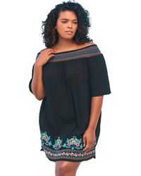 Swim 365 - Off-The-Shoulder Cover Up - Lyst