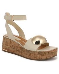Franco Sarto - Taysha Ankle Strap Platform Wedge Sandal - Lyst