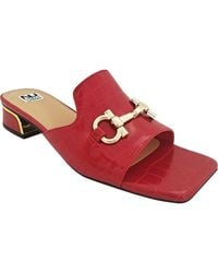 Ninety Union - Open Toes, Metal Trim Heel Slide - Lyst