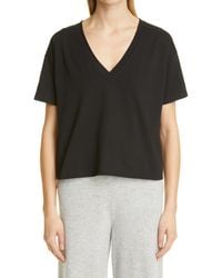 Loulou Studio - Faaa V-neck Cotton T-shirt - Lyst