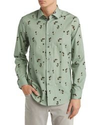 Paul Smith - Tailored Fit Floral Cotton Dress Shirt - Lyst