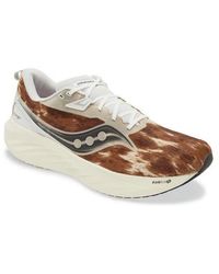 Saucony - Triumph 22 Genuine Calf Hair Running Shoe - Lyst