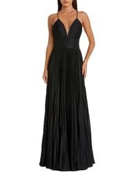 Mac Duggal - Metallic Illusion Evening Dress - Lyst