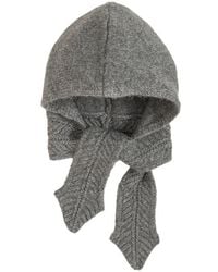 Echo - Fuzzy Scarf Hood - Lyst