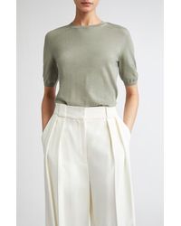Max Mara - Gerico Short Sleeve Virgin Wool Sweater - Lyst